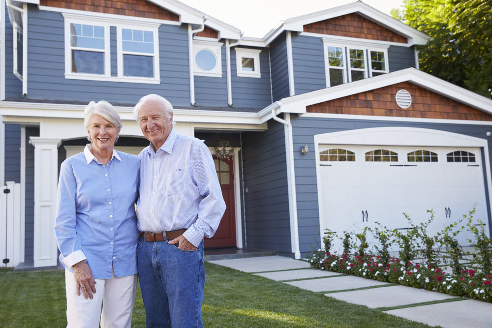 Senior man and woman have found their perfect home