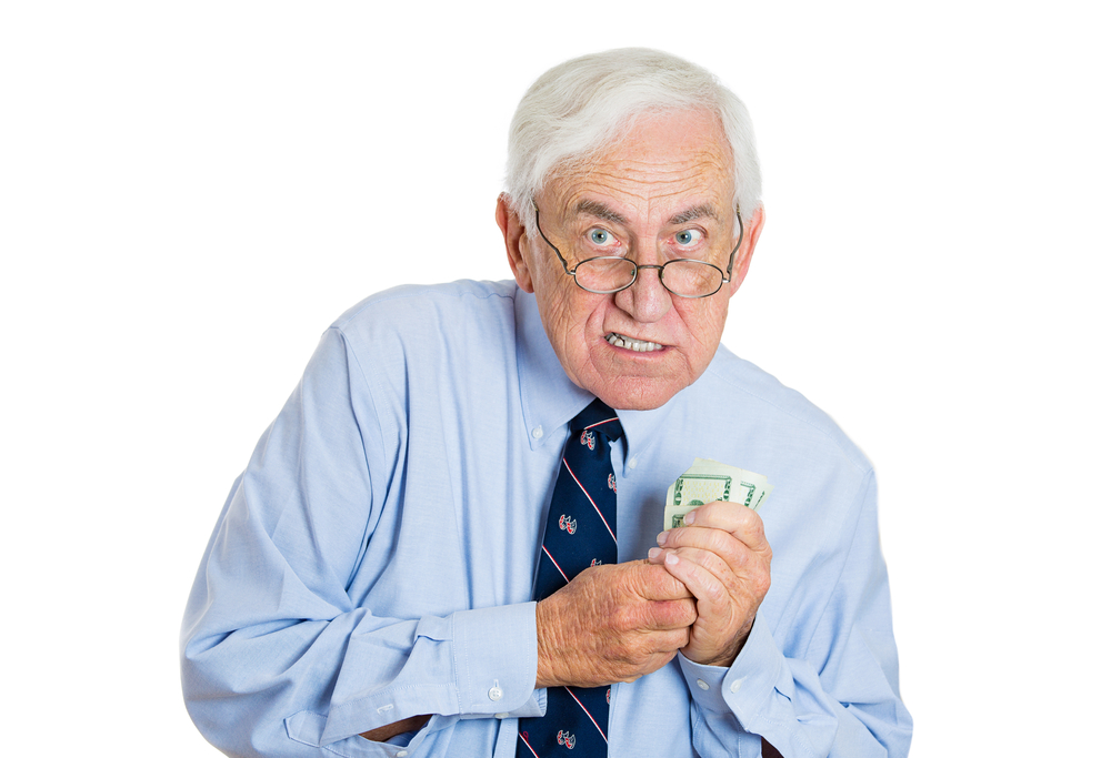 Stingy old man