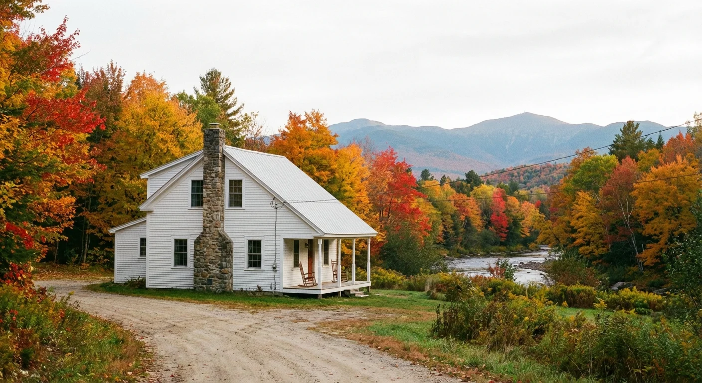 A cozy home in the mountains of Berlin, New Hampshire.