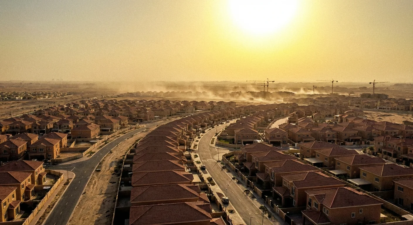 Sprawling suburban development in Riverside.