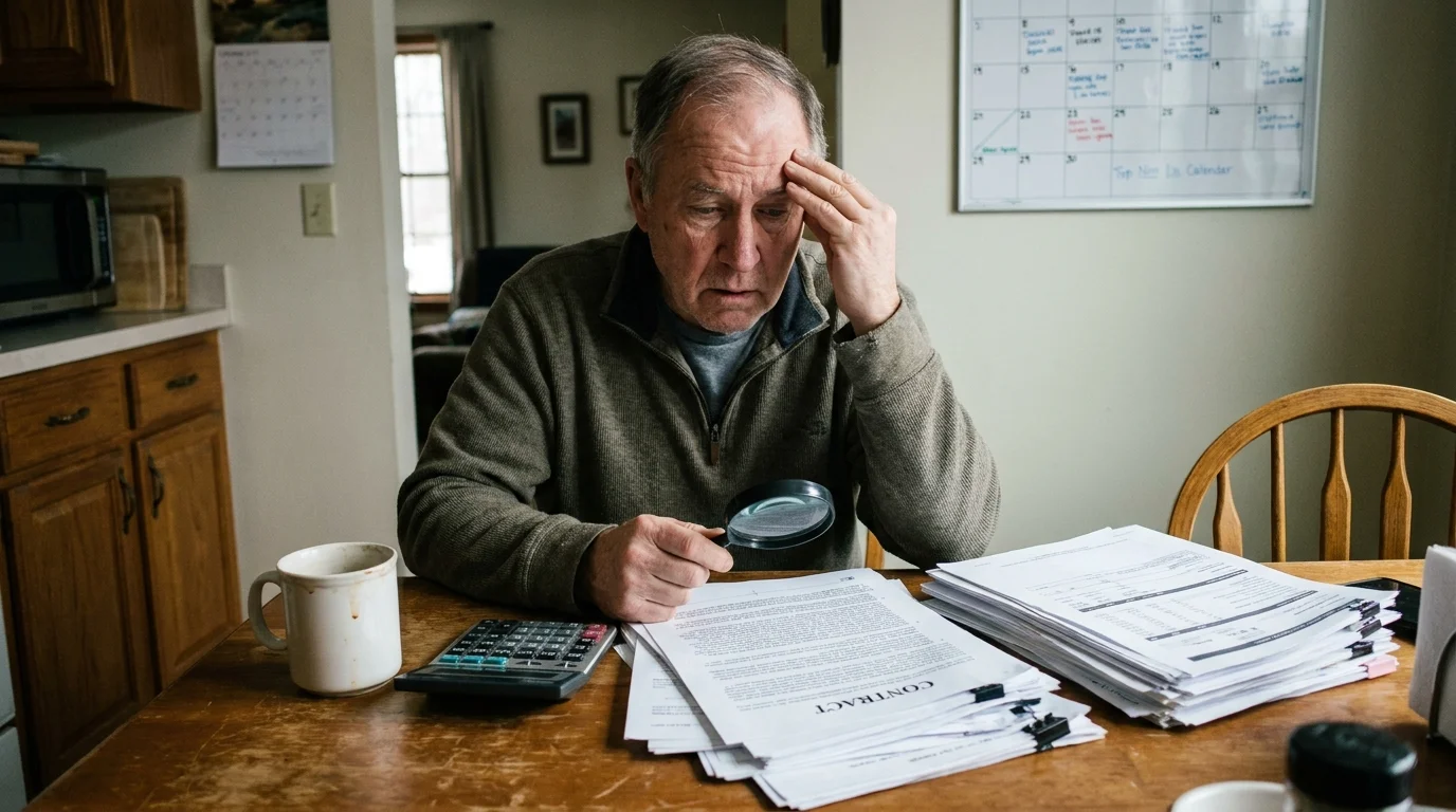 Editorial photograph illustrating: 4. Complex, High-Fee Annuities