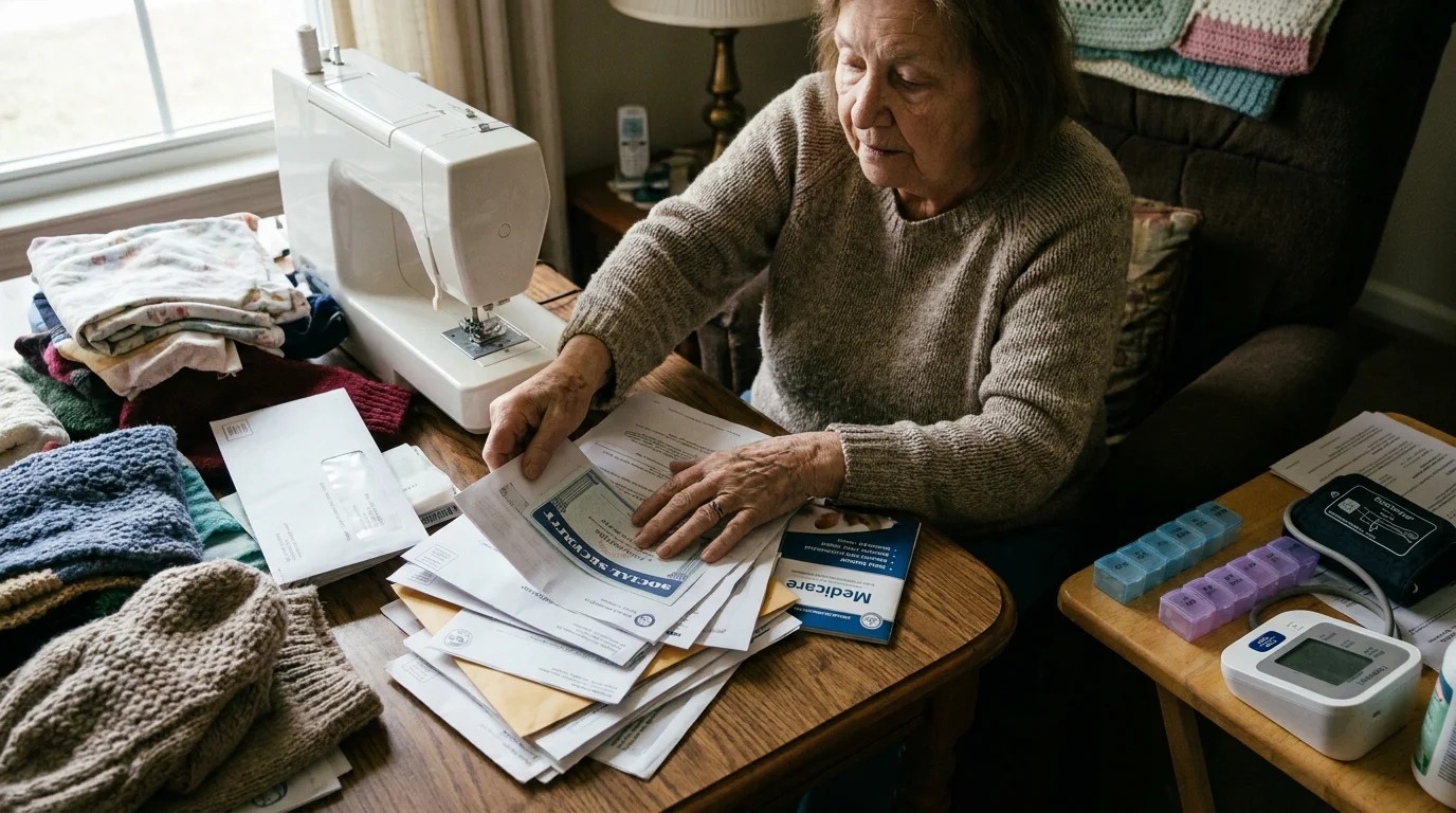 Editorial photograph illustrating: Social Security and Healthcare Considerations